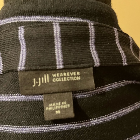 J. Jill Wearever Collection Striped Tunic Top, size M, 
Color: Azure Multi - Picture 2 of 4